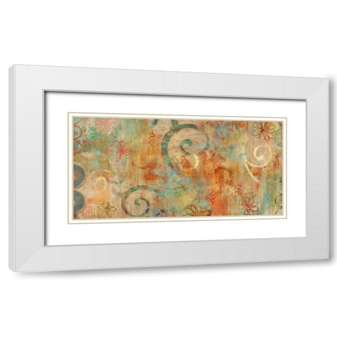 Playground White Modern Wood Framed Art Print with Double Matting by Dunn, Emily