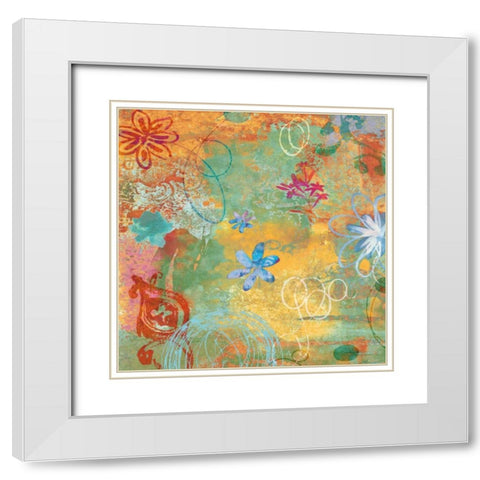 New Utopia II White Modern Wood Framed Art Print with Double Matting by Dunn, Emily