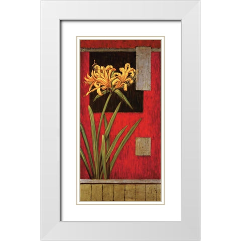 In the Moment I White Modern Wood Framed Art Print with Double Matting by Lange, Erin