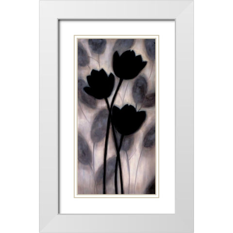 In Harmony I White Modern Wood Framed Art Print with Double Matting by Lange, Erin