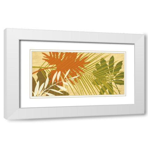 Fresh I White Modern Wood Framed Art Print with Double Matting by Lange, Erin