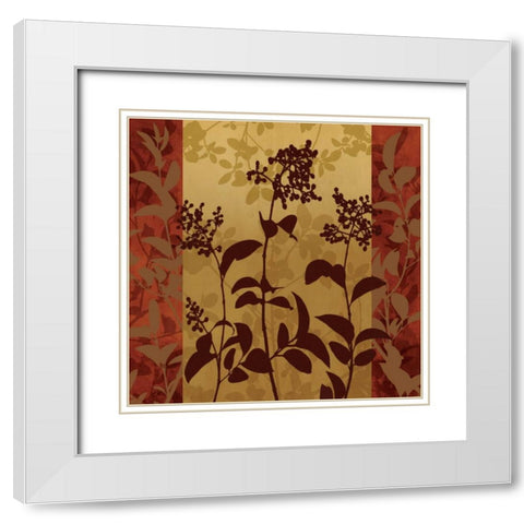 Habitat I White Modern Wood Framed Art Print with Double Matting by Lange, Erin