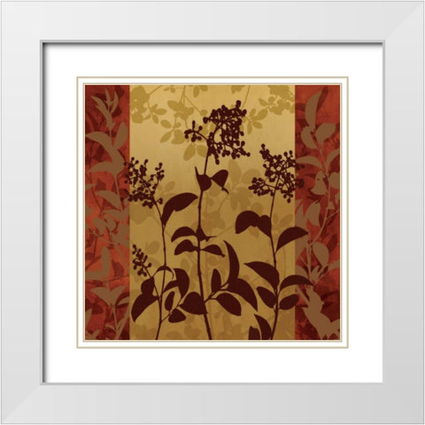 Habitat I White Modern Wood Framed Art Print with Double Matting by Lange, Erin