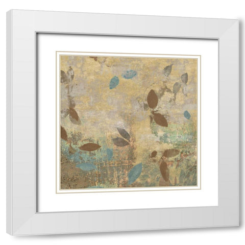 Natures Rhythm I White Modern Wood Framed Art Print with Double Matting by Lange, Erin
