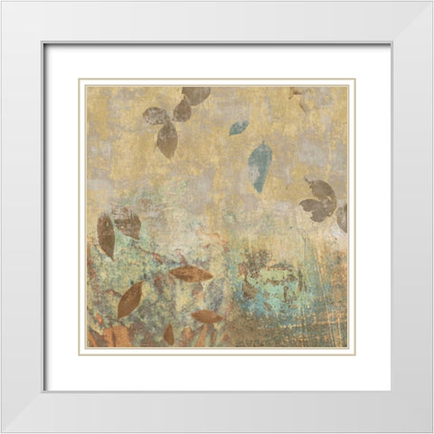 Natures Rhythm II White Modern Wood Framed Art Print with Double Matting by Lange, Erin