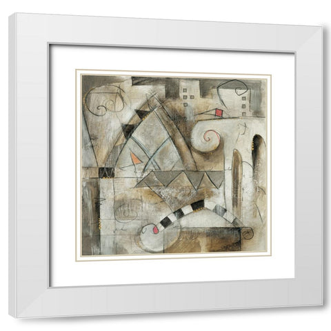Classica II White Modern Wood Framed Art Print with Double Matting by Waugh, Eric