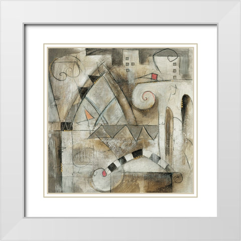 Classica II White Modern Wood Framed Art Print with Double Matting by Waugh, Eric