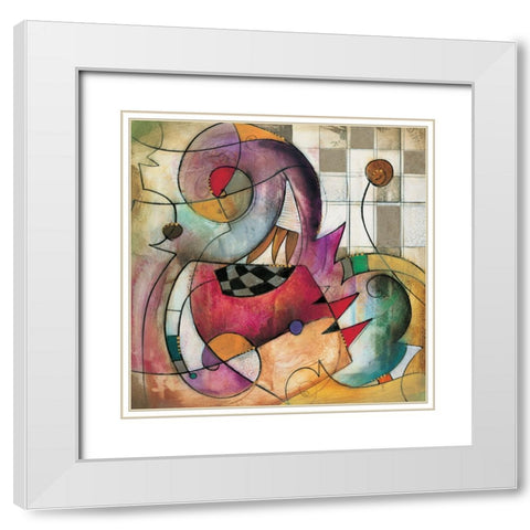 Primo II White Modern Wood Framed Art Print with Double Matting by Waugh, Eric