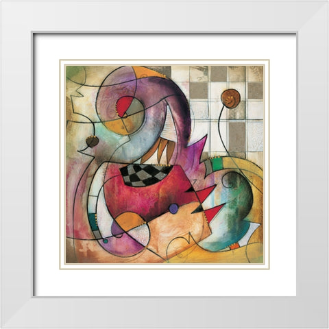 Primo II White Modern Wood Framed Art Print with Double Matting by Waugh, Eric
