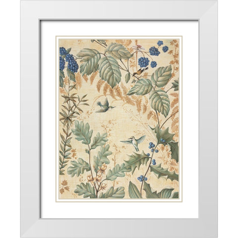 Nature I White Modern Wood Framed Art Print with Double Matting by Bouchardeau, Frances