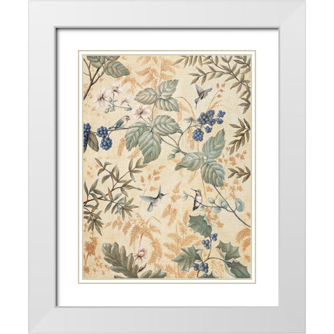 Nature II White Modern Wood Framed Art Print with Double Matting by Bouchardeau, Frances