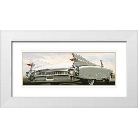Eldorado II White Modern Wood Framed Art Print with Double Matting by Brook, Francis
