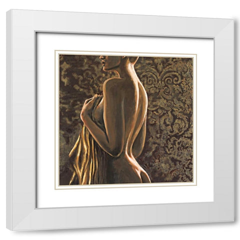 Neoclassico I White Modern Wood Framed Art Print with Double Matting by Mariani, Giorgio
