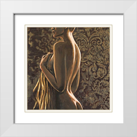 Neoclassico I White Modern Wood Framed Art Print with Double Matting by Mariani, Giorgio