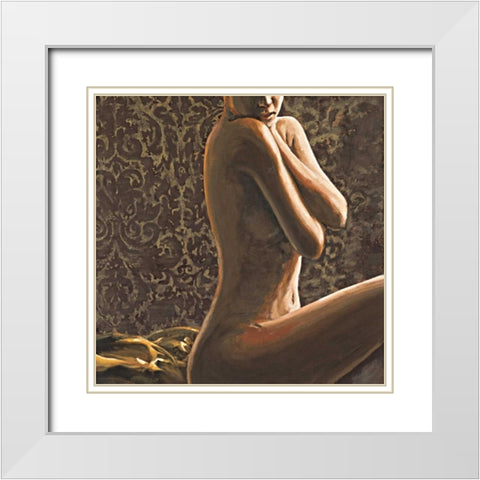 Neoclassico II White Modern Wood Framed Art Print with Double Matting by Mariani, Giorgio