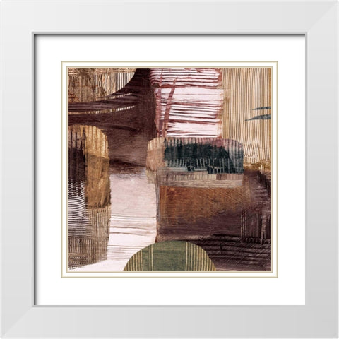 Natural Movement II White Modern Wood Framed Art Print with Double Matting by Ritts, Graham