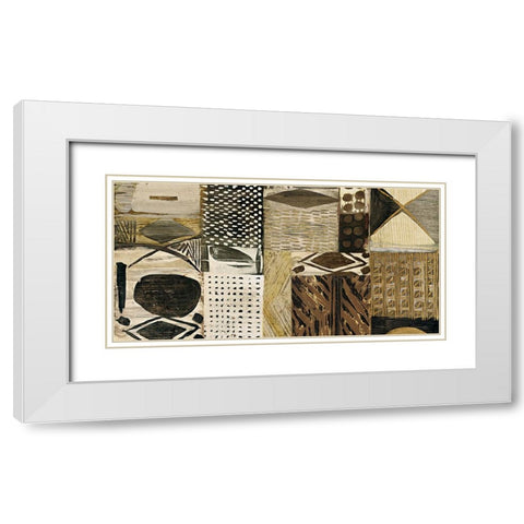 Tanganyika White Modern Wood Framed Art Print with Double Matting by Ritts, Graham