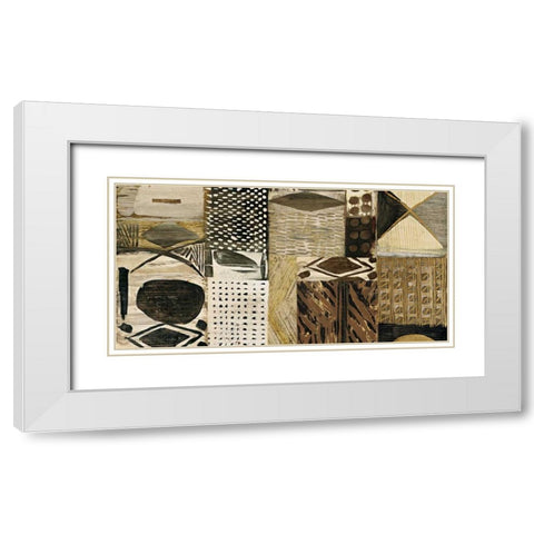 Tanganyika White Modern Wood Framed Art Print with Double Matting by Ritts, Graham