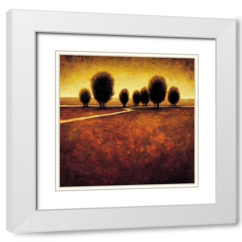 Illumination White Modern Wood Framed Art Print with Double Matting by Williams, Gregory
