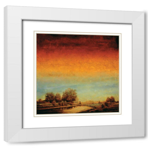 Transformation I White Modern Wood Framed Art Print with Double Matting by Williams, Gregory