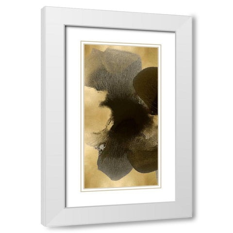 Circulate I White Modern Wood Framed Art Print with Double Matting by Carlson, Hannah