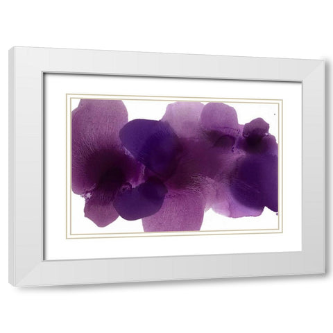 Continuous White Modern Wood Framed Art Print with Double Matting by Carlson, Hannah