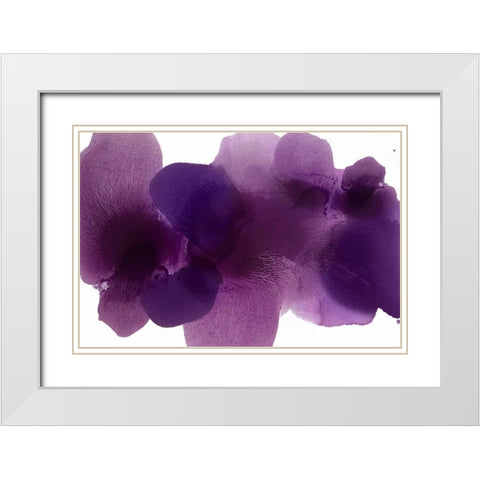 Continuous White Modern Wood Framed Art Print with Double Matting by Carlson, Hannah