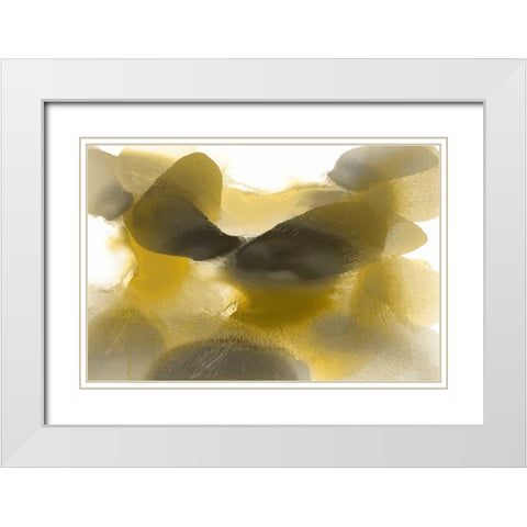 Drift White Modern Wood Framed Art Print with Double Matting by Carlson, Hannah