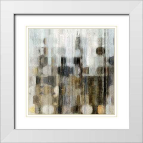 Ascending II White Modern Wood Framed Art Print with Double Matting by Lockhart, Allison