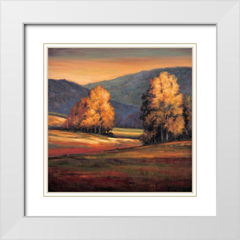 In All Its Glory II White Modern Wood Framed Art Print with Double Matting by Leonard, Jeffrey