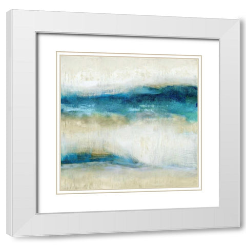 Cose to the Edge II White Modern Wood Framed Art Print with Double Matting by Blake, Jaden