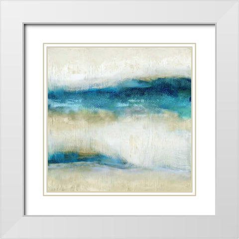 Cose to the Edge II White Modern Wood Framed Art Print with Double Matting by Blake, Jaden