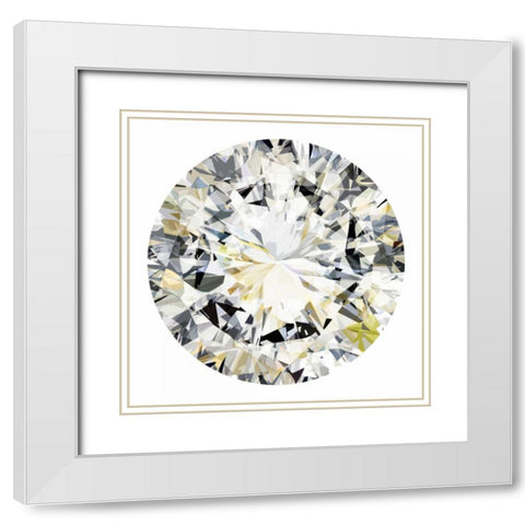 Shine On III White Modern Wood Framed Art Print with Double Matting by Tatum, Jan