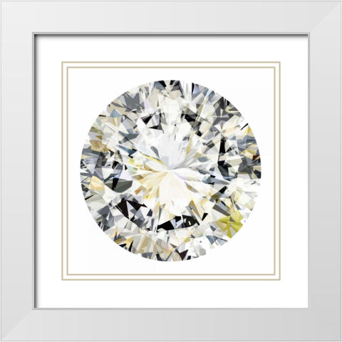 Shine On III White Modern Wood Framed Art Print with Double Matting by Tatum, Jan