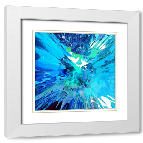 Fearless I White Modern Wood Framed Art Print with Double Matting by Evans, Josh