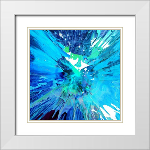 Fearless I White Modern Wood Framed Art Print with Double Matting by Evans, Josh