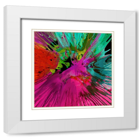 Unabashed I White Modern Wood Framed Art Print with Double Matting by Evans, Josh