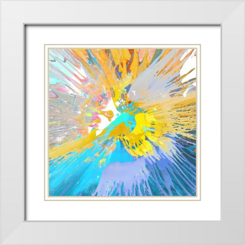 Unabashed IV White Modern Wood Framed Art Print with Double Matting by Evans, Josh