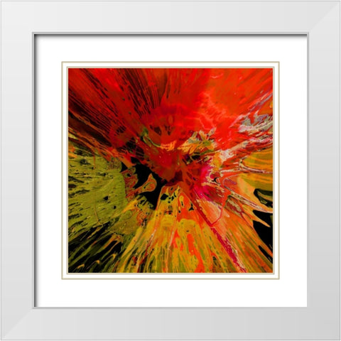 Not Shy III White Modern Wood Framed Art Print with Double Matting by Evans, Josh