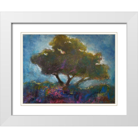Life tree White Modern Wood Framed Art Print with Double Matting by Foster, Joseph Marshal