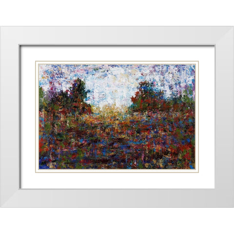 Landscape White Modern Wood Framed Art Print with Double Matting by Foster, Joseph Marshal