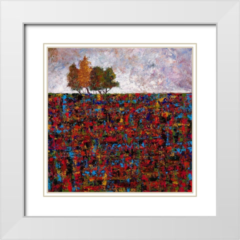 High Rise White Modern Wood Framed Art Print with Double Matting by Foster, Joseph Marshal