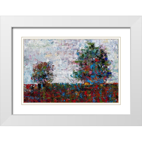 Double Sided White Modern Wood Framed Art Print with Double Matting by Foster, Joseph Marshal