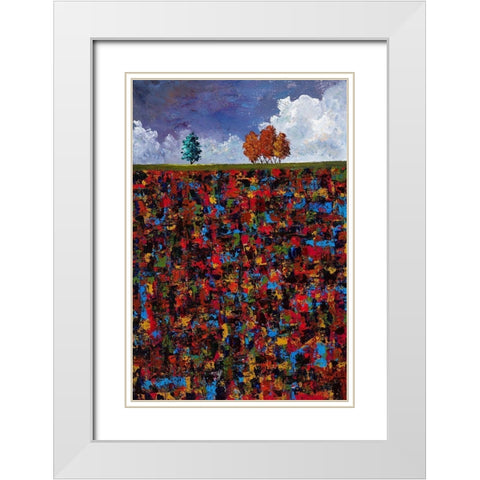 Your best hand White Modern Wood Framed Art Print with Double Matting by Foster, Joseph Marshal