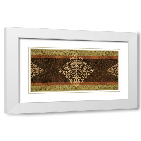 Classical I White Modern Wood Framed Art Print with Double Matting by Oliver, Jenny