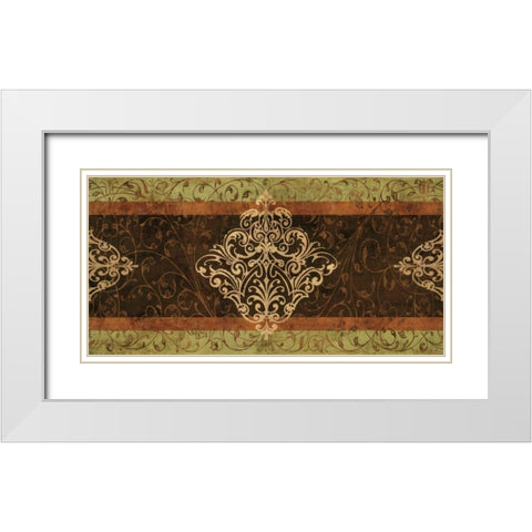 Classical I White Modern Wood Framed Art Print with Double Matting by Oliver, Jenny