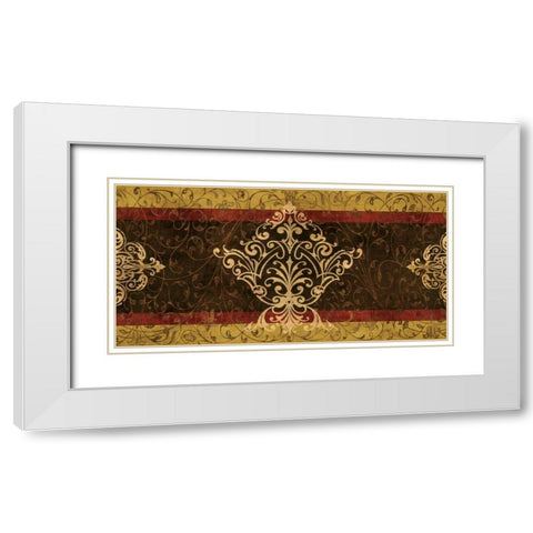 Classical II White Modern Wood Framed Art Print with Double Matting by Oliver, Jenny