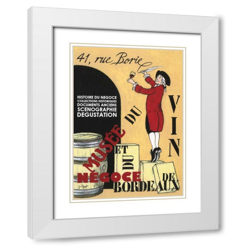 Jour D ouverture White Modern Wood Framed Art Print with Double Matting by Got, Jean-Pierre