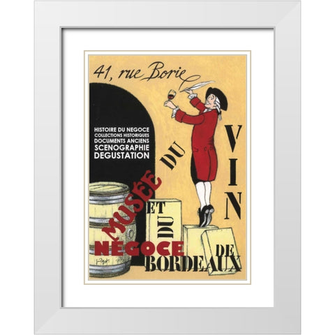 Jour D ouverture White Modern Wood Framed Art Print with Double Matting by Got, Jean-Pierre