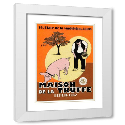 Le Bon Choix White Modern Wood Framed Art Print with Double Matting by Got, Jean-Pierre